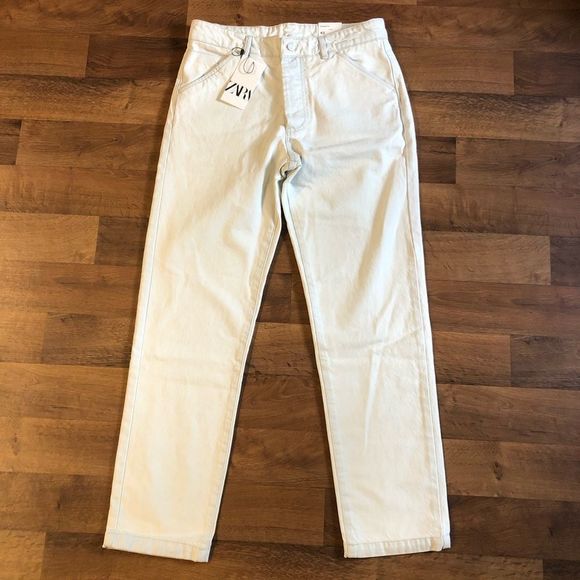 Zara Jeans Zara Men Jeans Straight Denim Standards 32 Light Blue